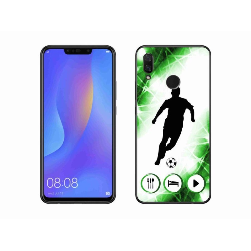 Gél borítás mmCase a Huawei Nova 3 számára - focista