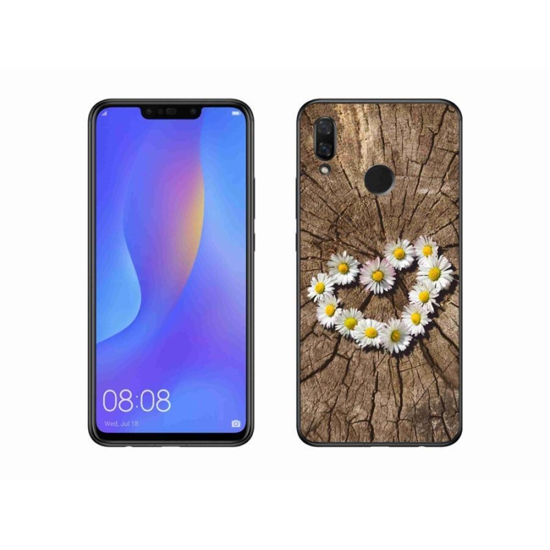 Gél borító mmCase a mobil Huawei Nova 3 - szív a százszorszépek szívéhez