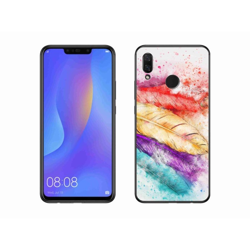 Gél borító mmCase a mobil Huawei Nova 3i - színes toll