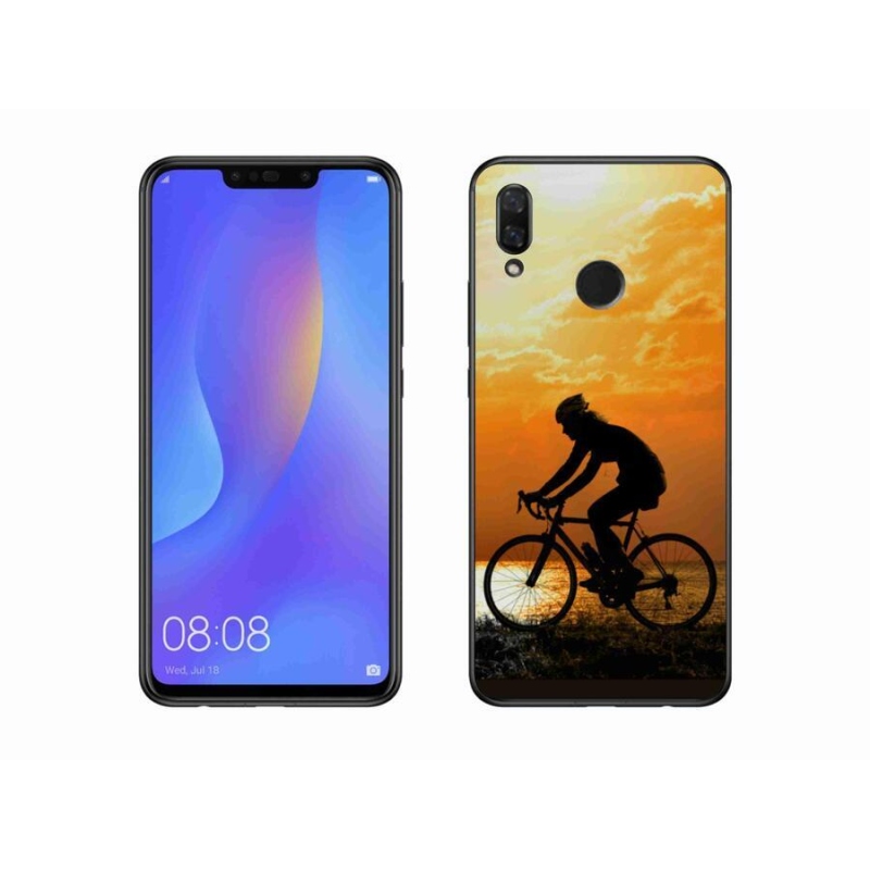 Gél borító mmCase mobil Huawei Nova 3i - kerékpározás