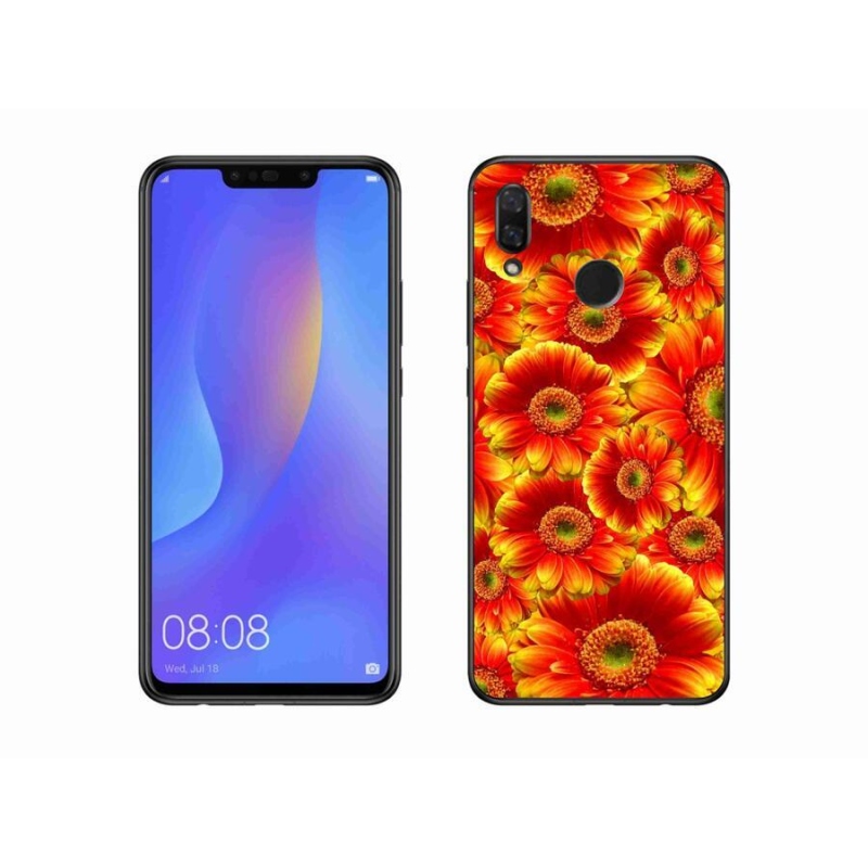 Gél borító mmCase mobil Huawei Nova 3i - gerbera 1