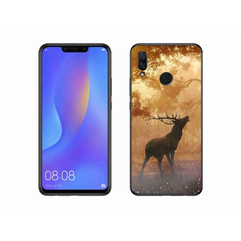 Zselés borítás mmCase a Huawei Nova 3i számára - szarvas a szarvasbőgésben