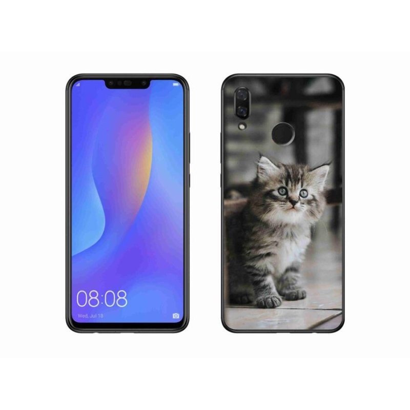 Gél borítás mmCase mobil Huawei Nova 3i - cica