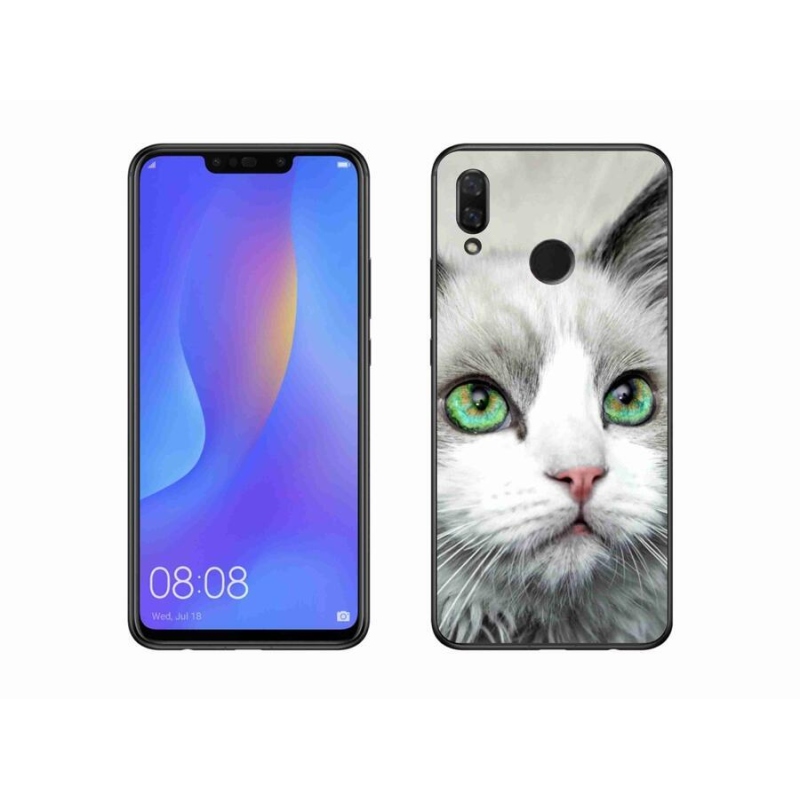 Gél borítás mmCase a Huawei Nova 3i számára - macskaszem