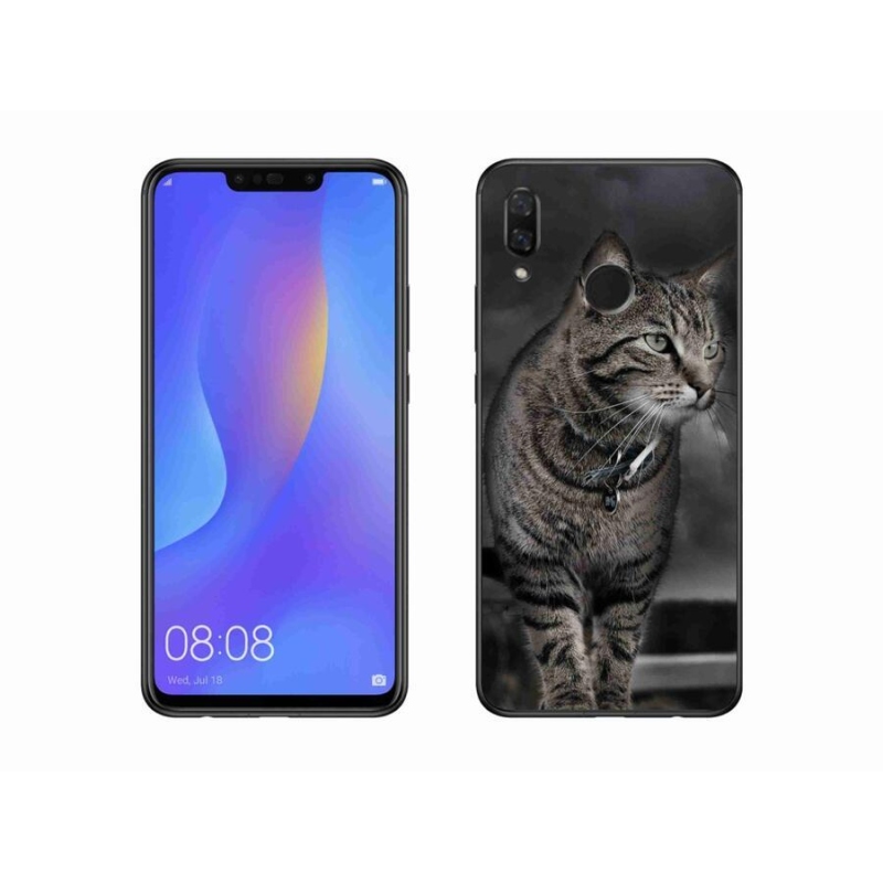 Gél borítás mmCase a Huawei Nova 3i készülékhez - macska