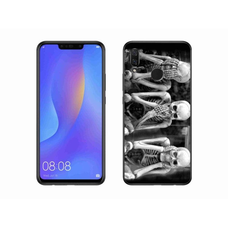 Gél borítás mmCase mobil Huawei Nova 3i - csontvázakhoz