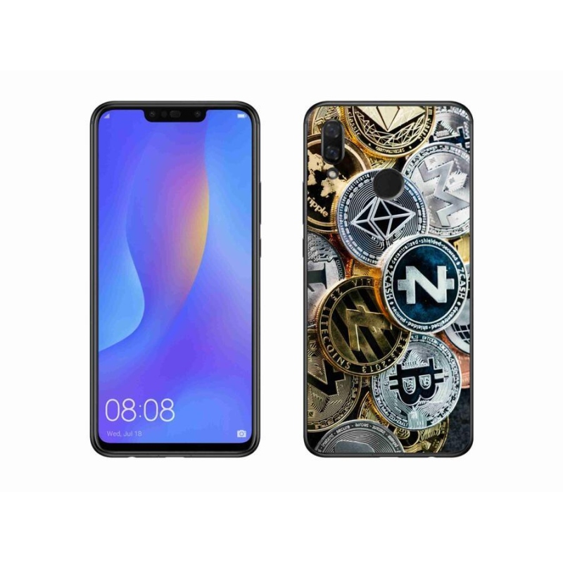 Gél borító mmCase a Huawei Nova 3i számára - kriptovaluták