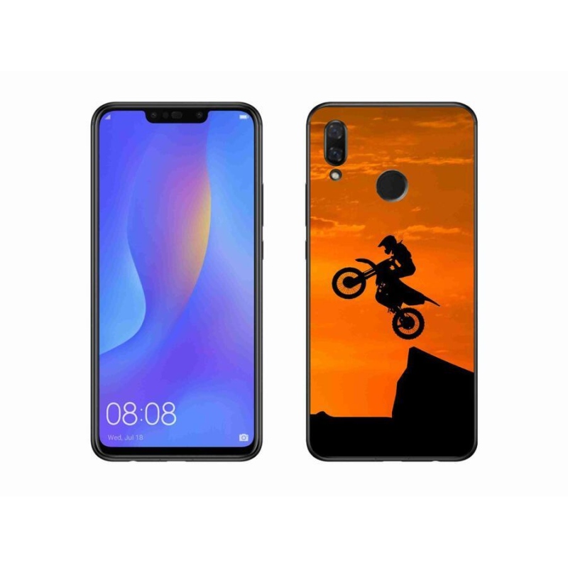 Gél borítás mmCase mobil Huawei Nova 3i - motocross