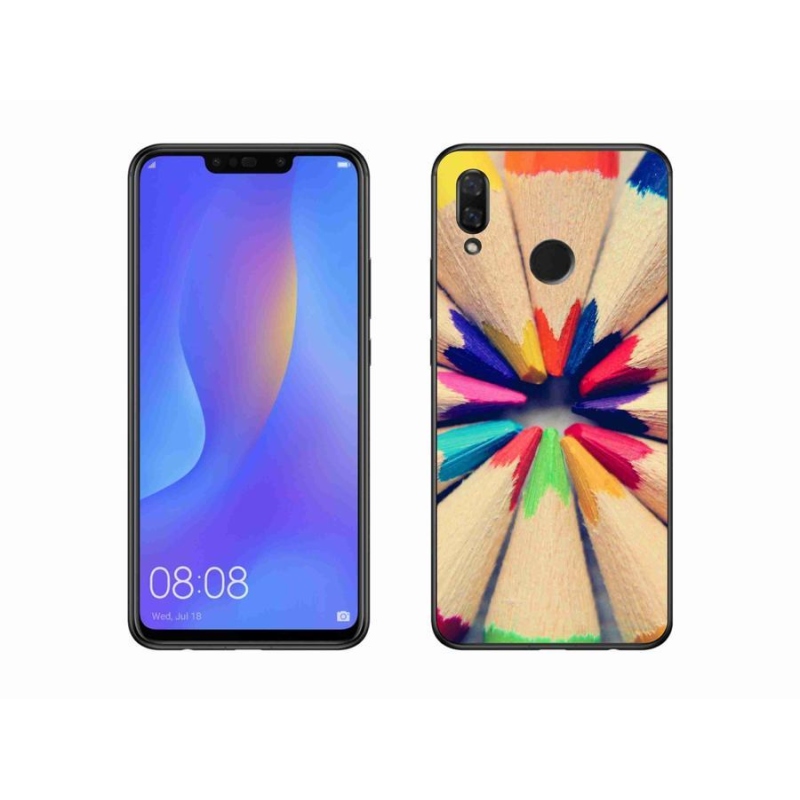 Gél borító mmCase a Huawei Nova 3i készülékhez - zsírkréták