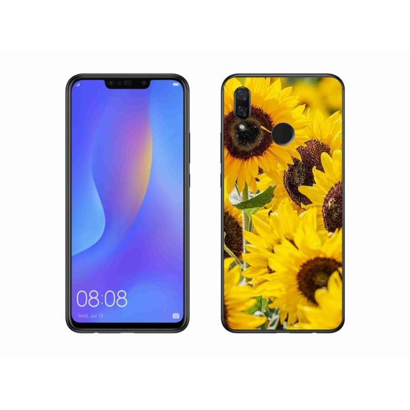 Gél borítás mmCase a Huawei Nova 3i készülékhez - Napraforgó
