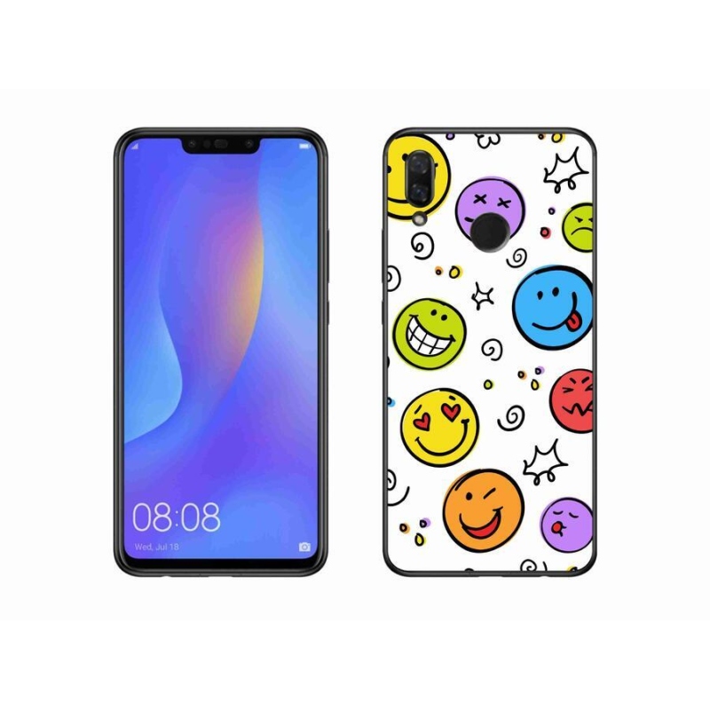 Gél borító mmCase a Huawei Nova 3i készülékhez - smiley-k