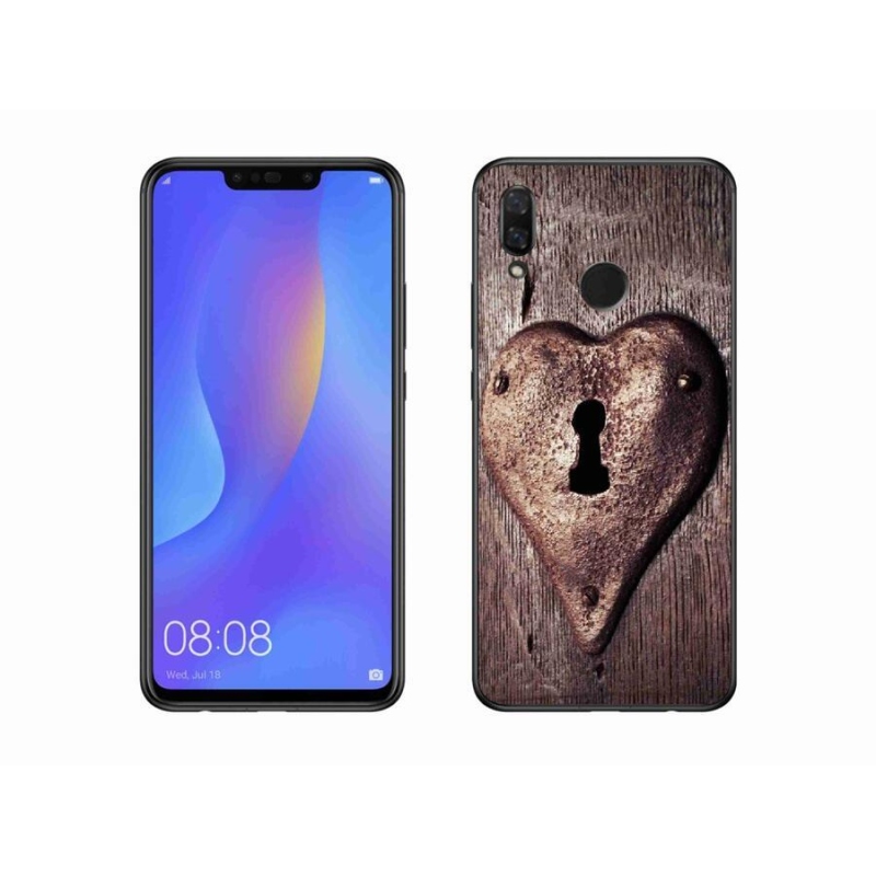 Gél borító mmCase a Huawei Nova 3i számára - szív alakú zár