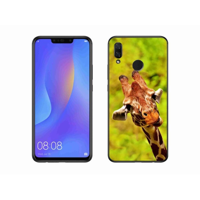 Gél borítás mmCase a Huawei Nova 3i készülékhez - zsiráf