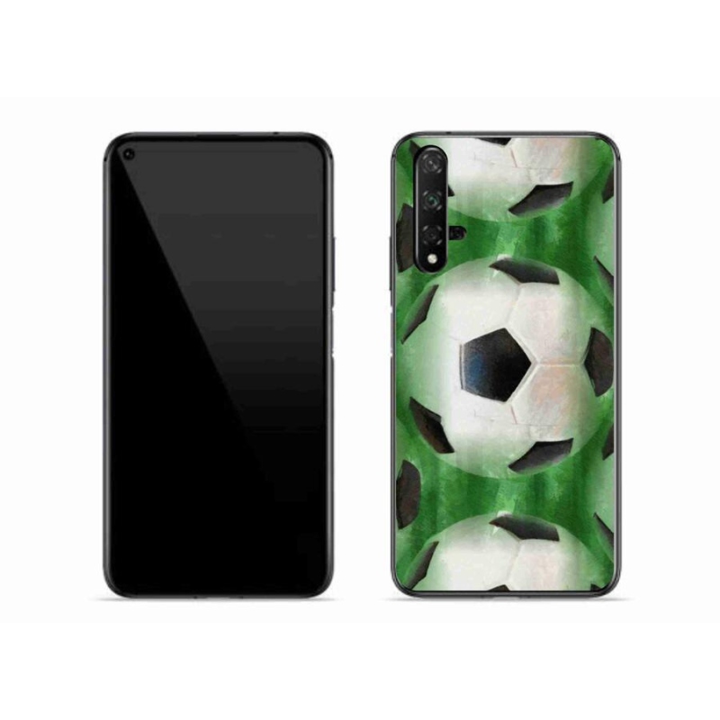 Gél borító mmCase mobil Huawei Nova 5T - focilabda