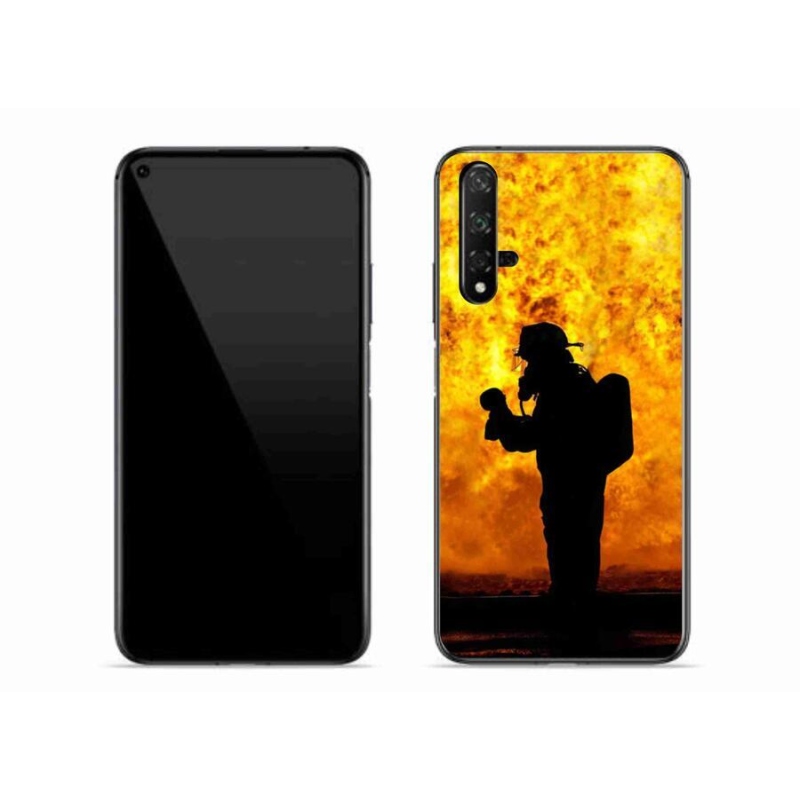 Gél borítás mmCase a Huawei Nova 5T számára - tűzoltó
