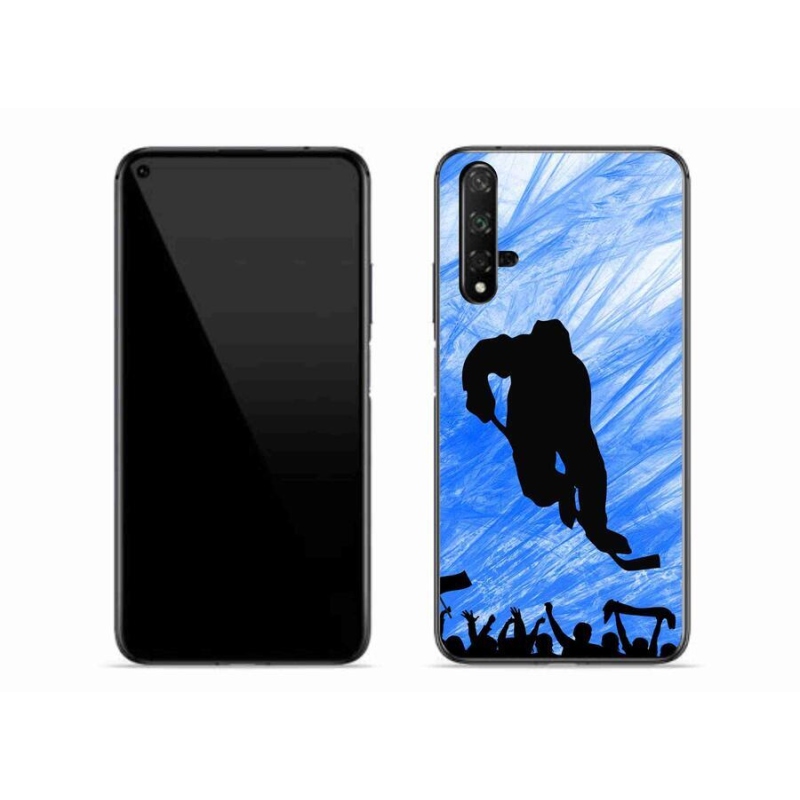 Gél borítás mmCase mobil Huawei Nova 5T - hokis játékoshoz