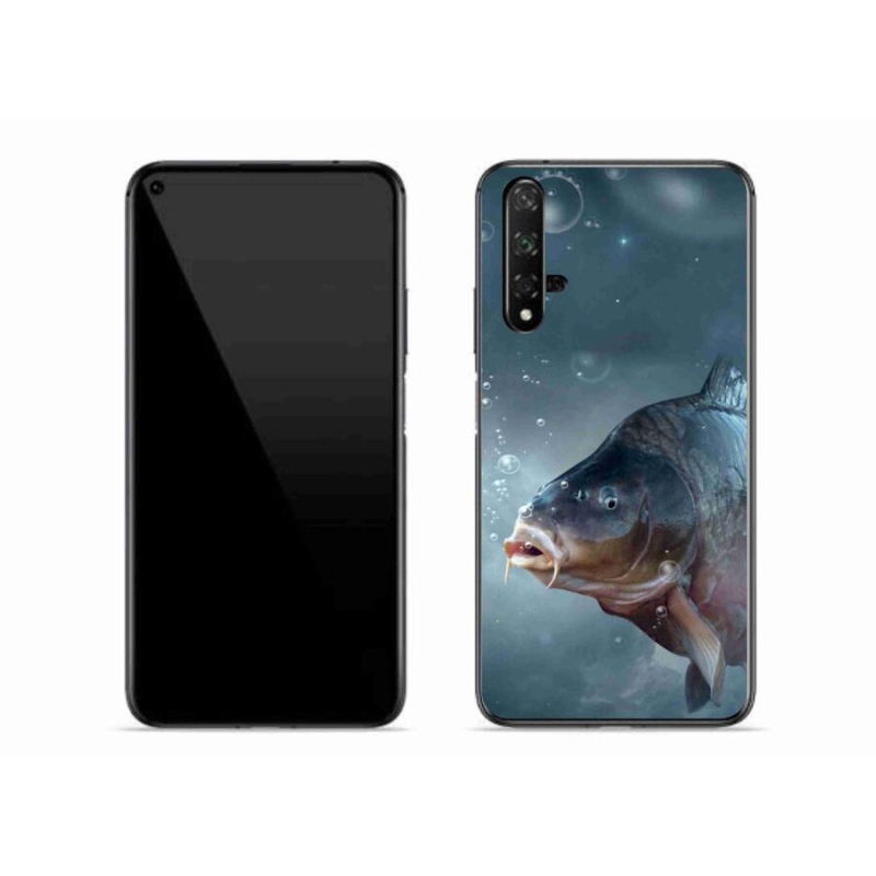 Gél borítás mmCase a Huawei Nova 5T számára - ponty és buborékok
