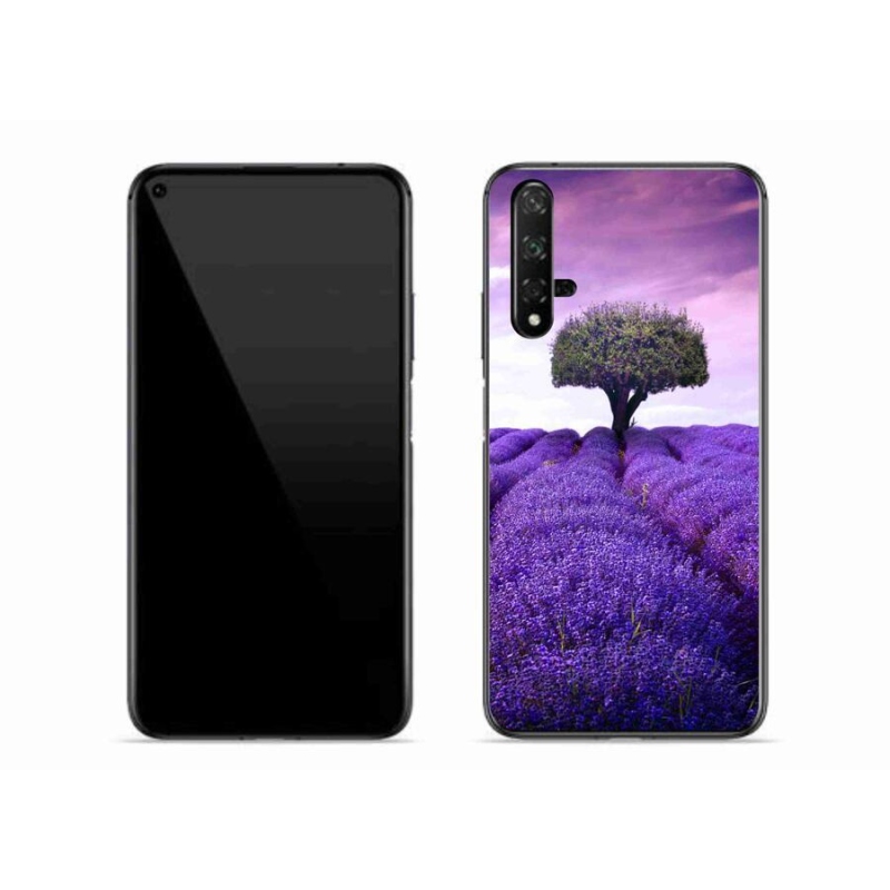 Gél borítás mmCase a Huawei Nova 5T-hez - levendula rét