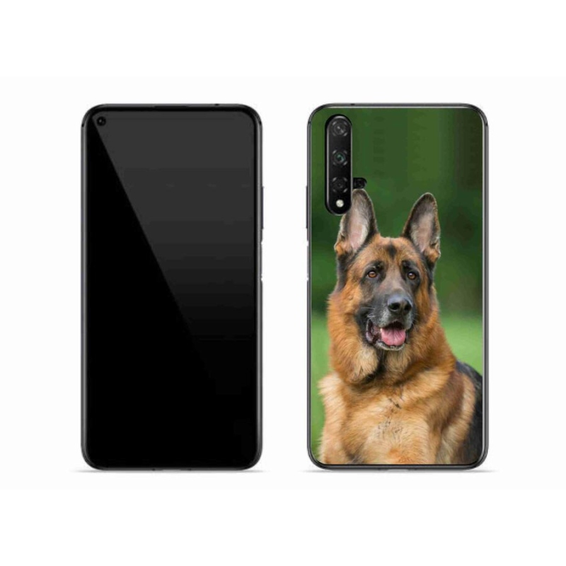 Gél borítás mmCase a Huawei Nova 5T számára - Német juhászkutya