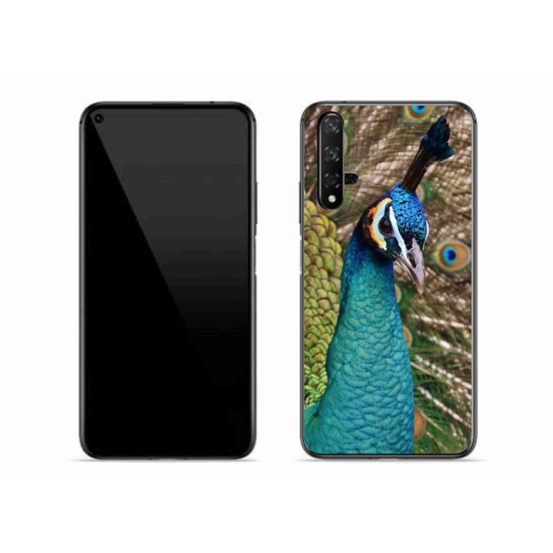 Gél borítás mmCase a Huawei Nova 5T-hez - páva