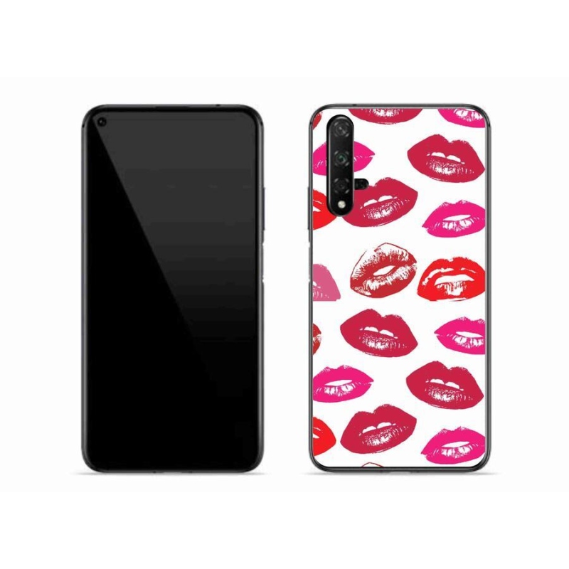 Gél borítás mmCase a Huawei Nova 5T számára - ajkak