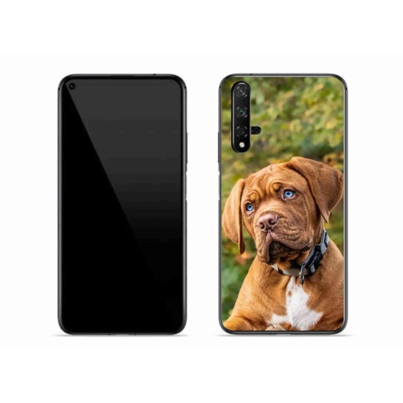 Gél borítás mmCase a Huawei Nova 5T-hez - kölyökkutyakék
