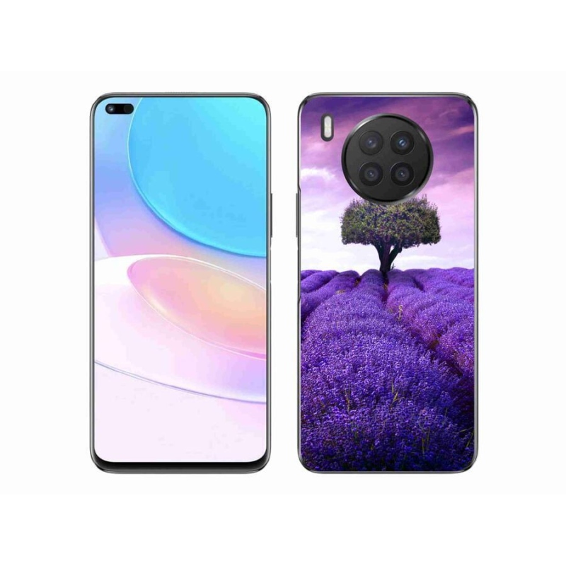 Gél borítás mmCase a Huawei Nova 8i készülékhez - levendula rét