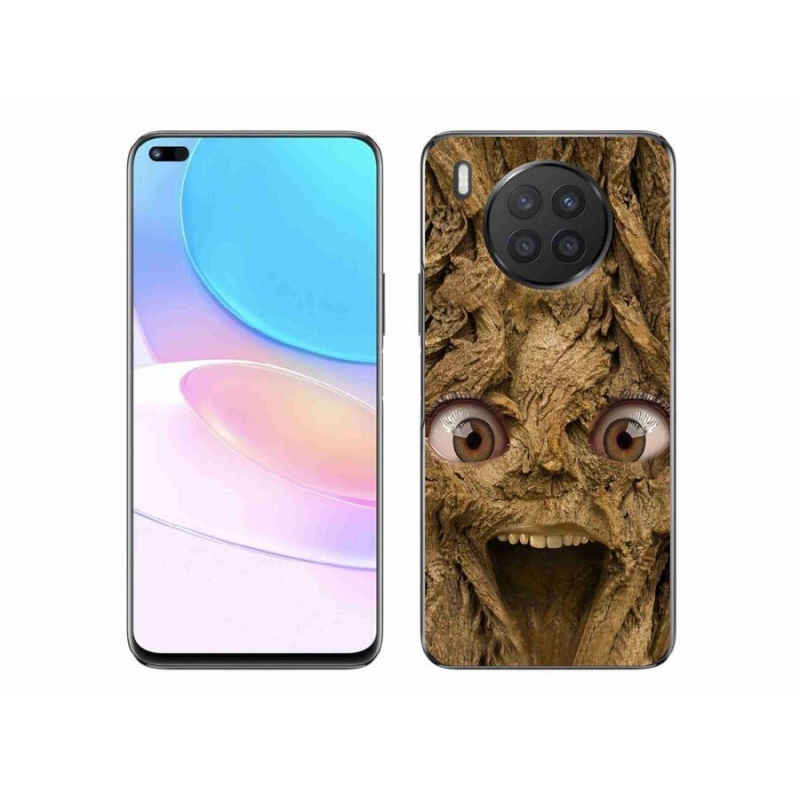 Gél borító mmCase a Huawei Nova 8i számára - boldog fa szemekkel