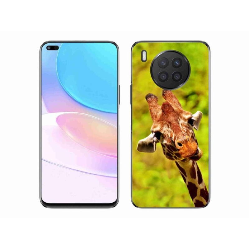Gél borítás mmCase a Huawei Nova 8i készülékhez - zsiráf