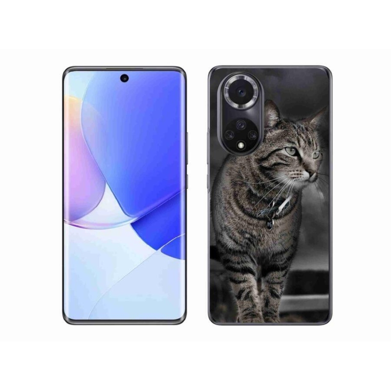 Gél borítás mmCase mobil Huawei Nova 9 - macska