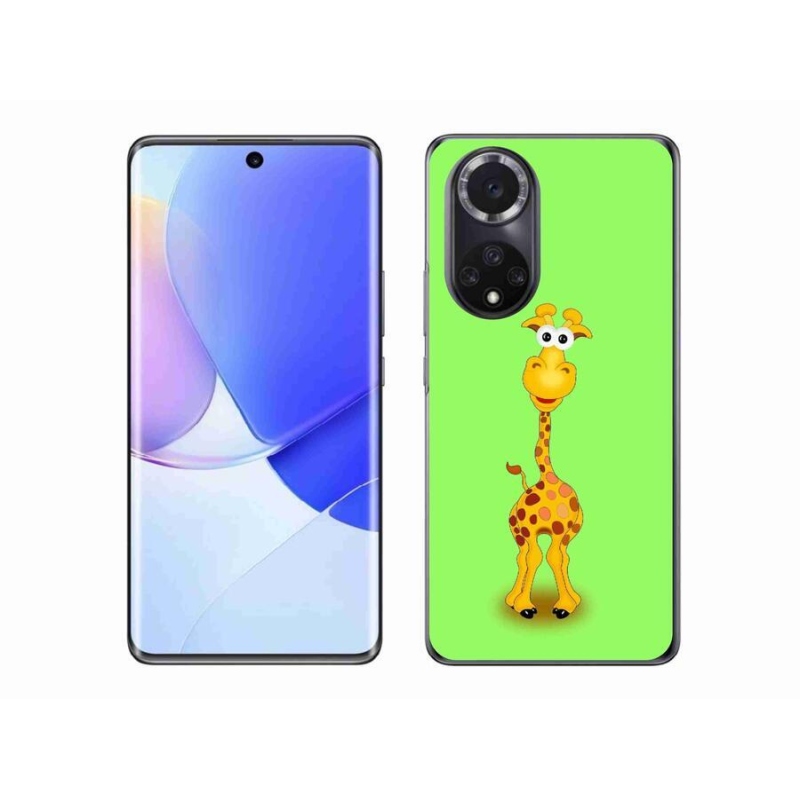 Gél borítás mmCase mobil Huawei Nova 9 - rajzfilm zsiráfhoz