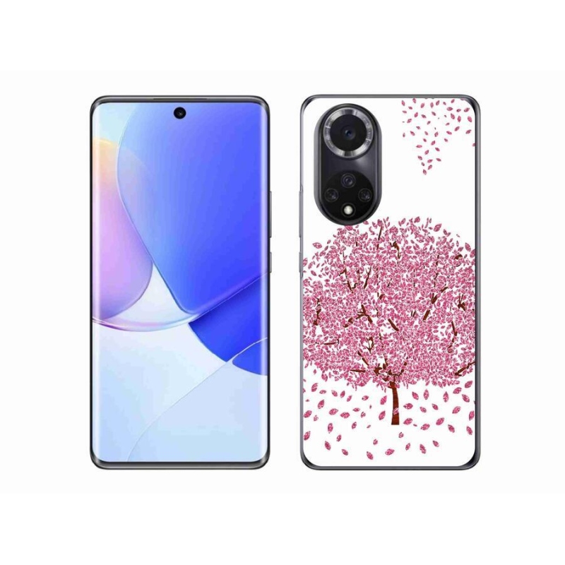 Gél borító mmCase mobil Huawei Nova 9 - rajzfilm fa levelekkel
