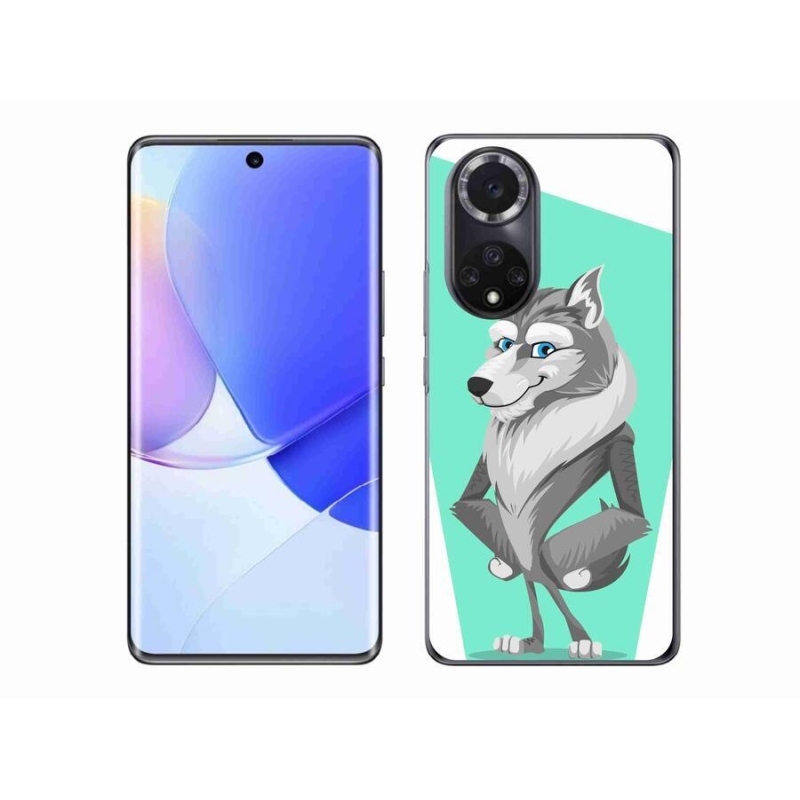Gél borítás mmCase mobil Huawei Nova 9 - rajzfilm farkas
