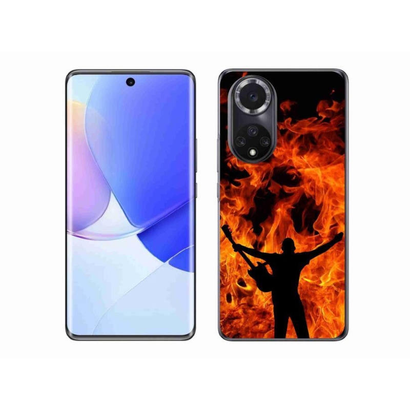 Gél borító mmCase mobil Huawei Nova 9 - zenész és tűz
