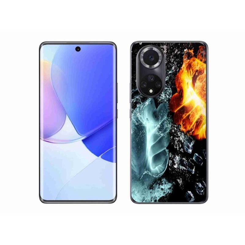 Gél borítás mmCase a Huawei Nova 9 számára - víz és tűz