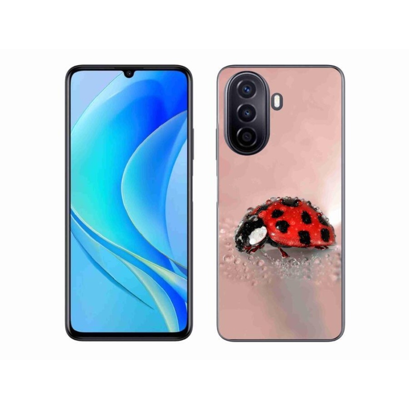 Gél borítás mmCase mobil Huawei Nova Y70 - katicabogár