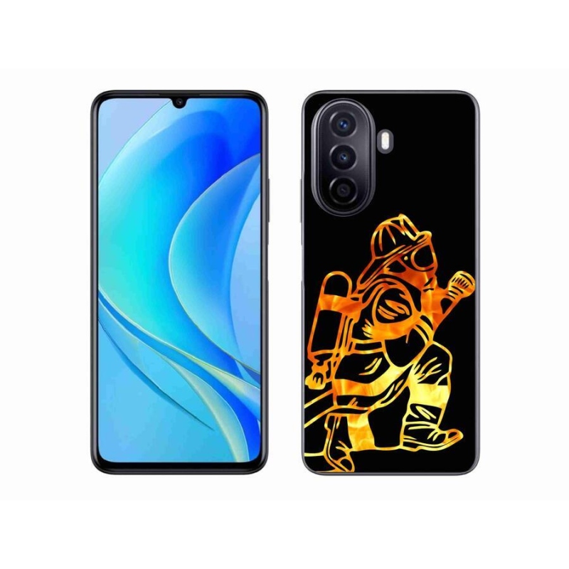 Gél borítás mmCase mobil Huawei Nova Y70 - tűzoltó 1