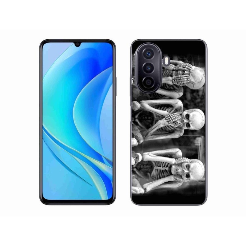 Gél borítás mmCase mobil Huawei Nova Y70 - csontvázakhoz