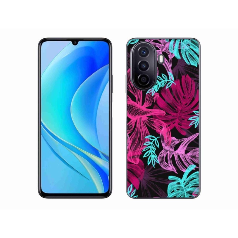 Gél borító mmCase mobil Huawei Nova Y70 - virágok 1
