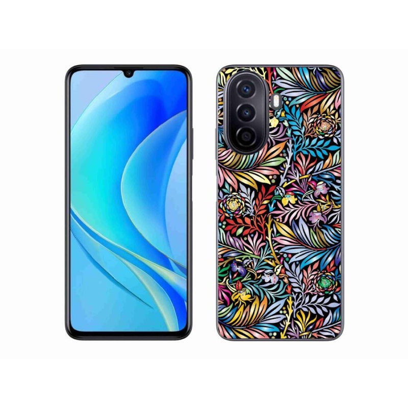 Gél borító mmCase a mobil Huawei Nova Y70 - virágok 5