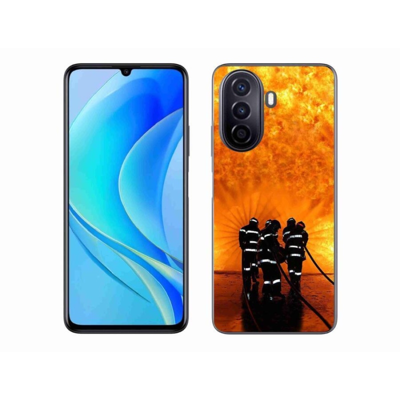 Gél borítás mmCase mobil Huawei Nova Y70 - tűz