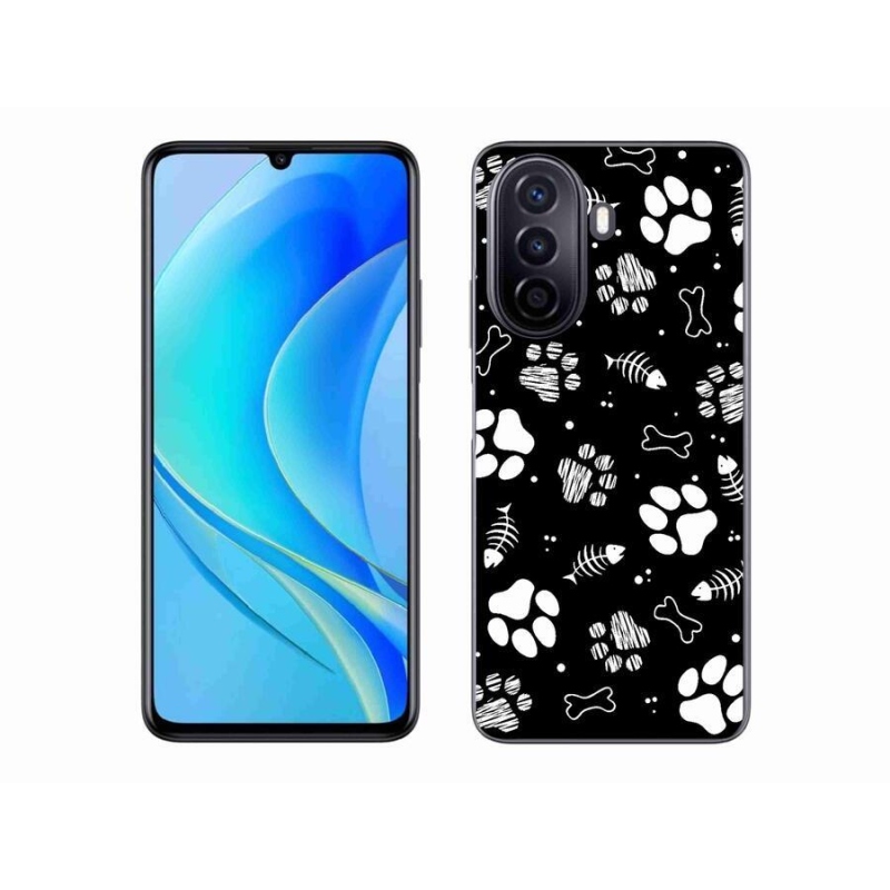 Gél borítás mmCase mobil Huawei Nova Y70 - kutyamancsok