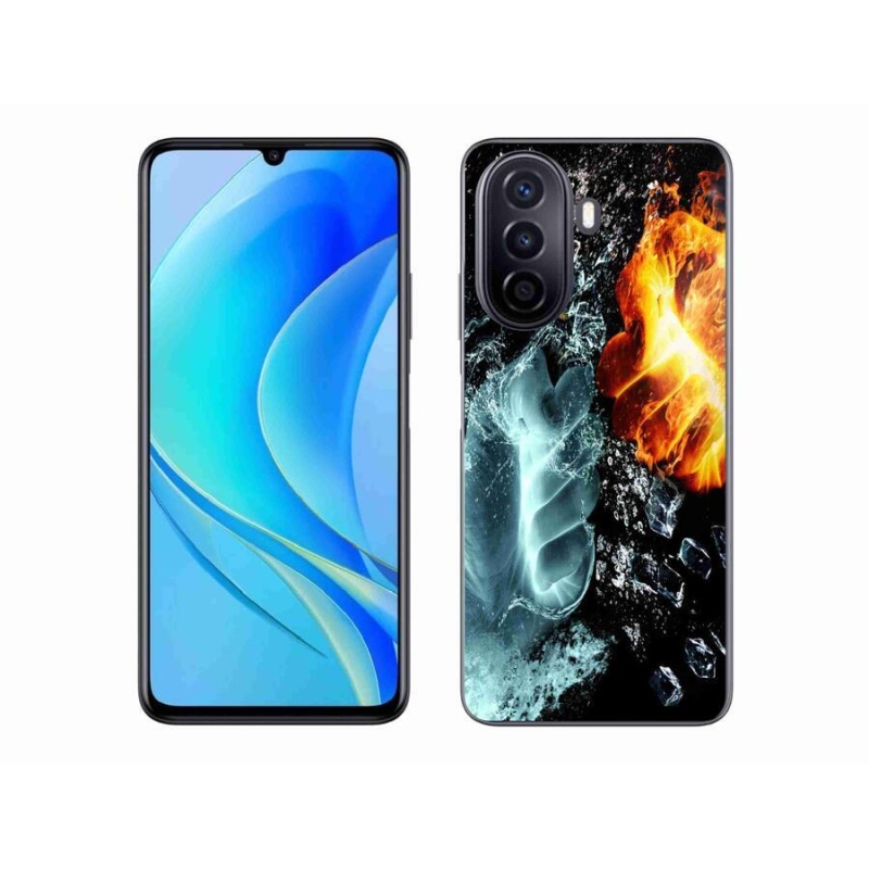 Zselés borítás mmCase a Huawei Nova Y70-hez - víz és tűz