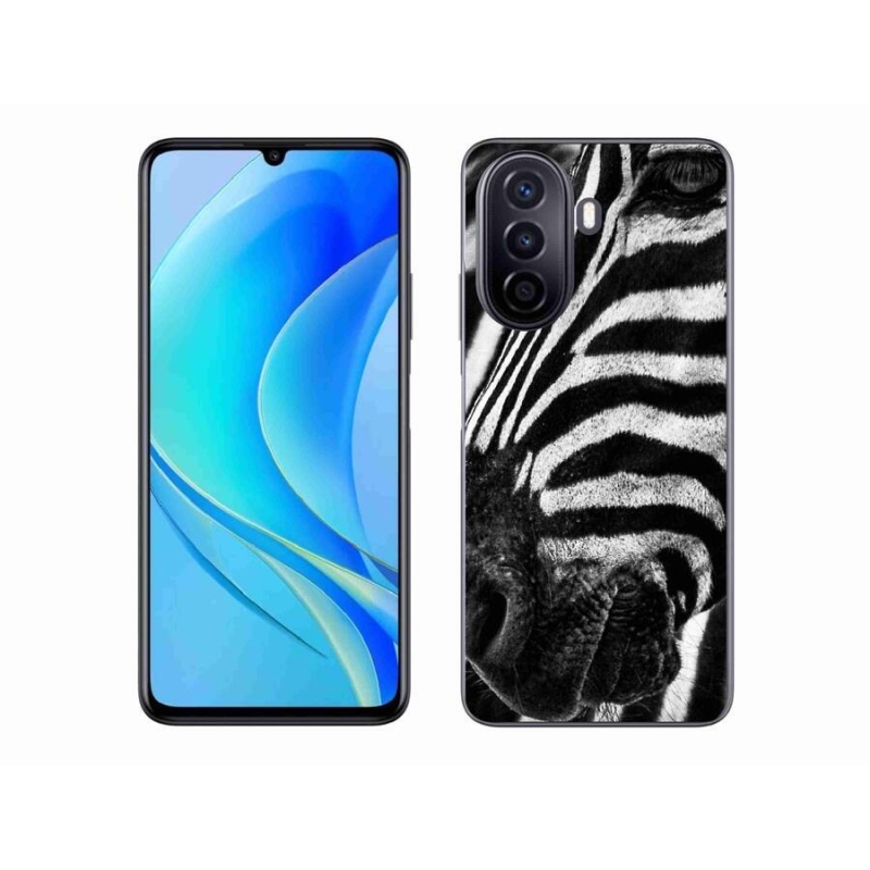 Gél borítás mmCase a Huawei Nova Y70 készülékhez - zebra