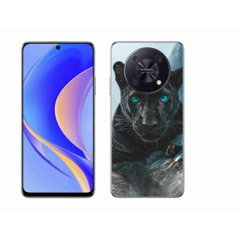 Gél borítás mmCase a Huawei Nova Y90 készülékhez - fekete párduc