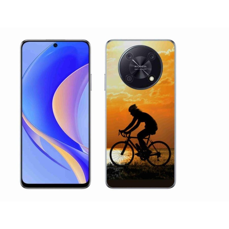 Gél borító mmCase mobil Huawei Nova Y90 - kerékpározás