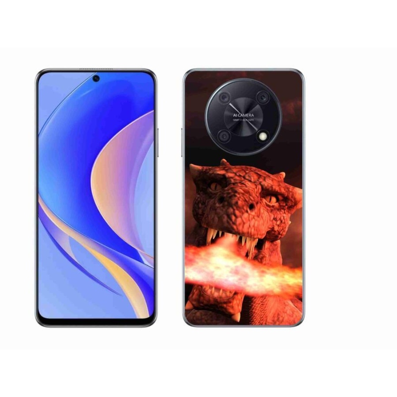 Gél borítás mmCase mobil Huawei Nova Y90 - sárkány