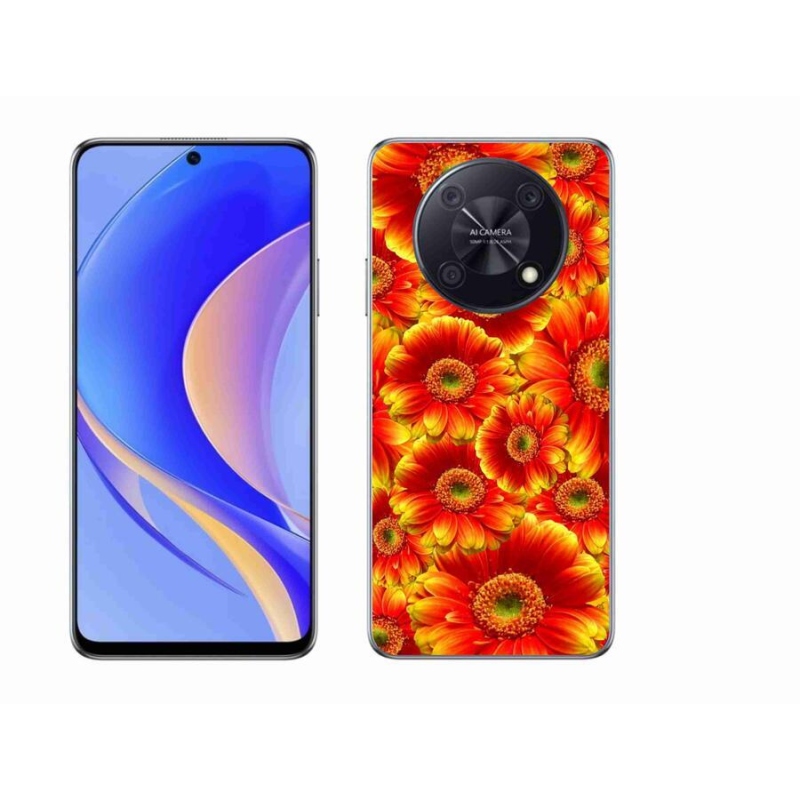 Gél borító mmCase mobil Huawei Nova Y90 - gerbera 1