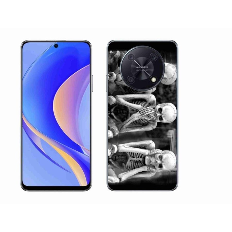 Gél borítás mmCase mobil Huawei Nova Y90 - csontvázakhoz