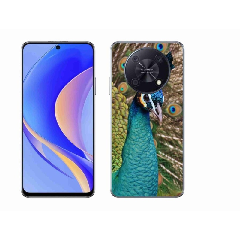 Gél borító mmCase a mobil Huawei Nova Y90 - páva - páva